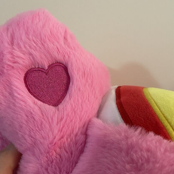 Care Bears 24" Cheer Bear Jumbo Plush Toy 2021 Plushie Stuffed Animal Rainbow - Picture 5 of 9